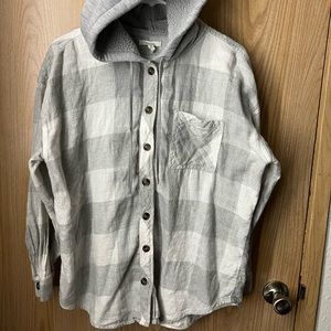 Maurice’s Flannel hoodie